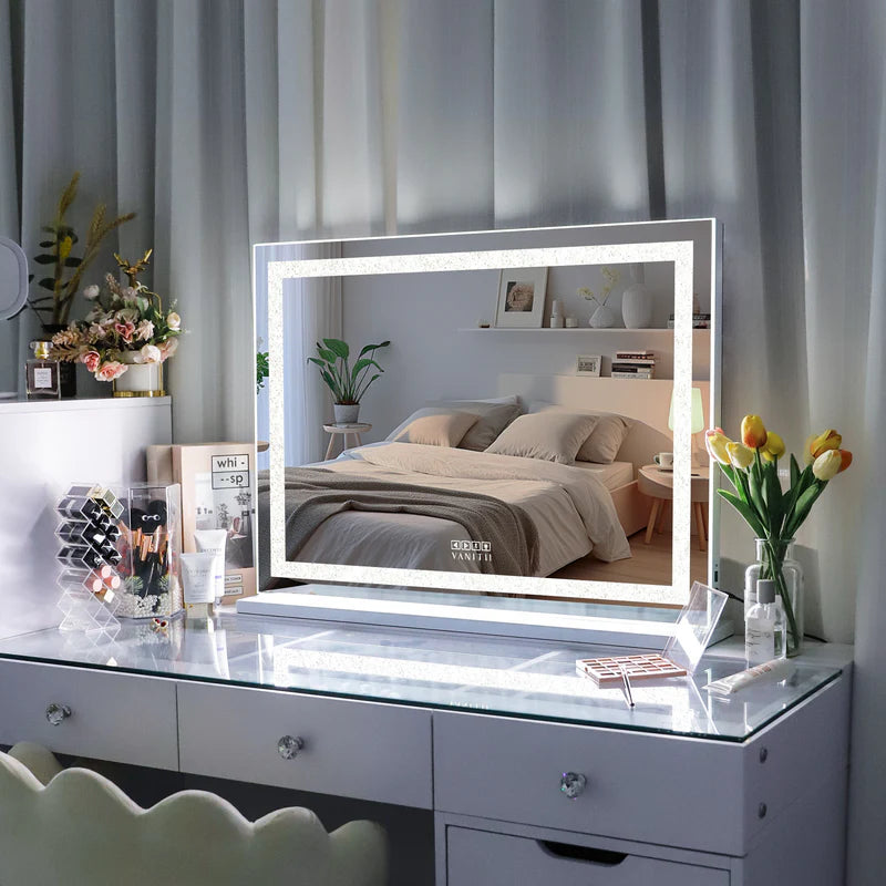 Crystal Hollywood Vanity Mirror