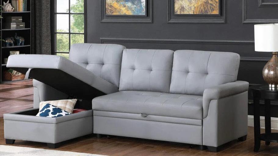 Lexi Reversible Sleeper Sectional Sofa (3pkg)