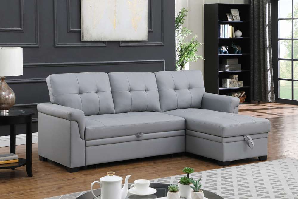 Lexi Reversible Sleeper Sectional Sofa (3pkg)